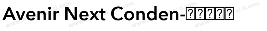 Avenir Next Conden字体转换
